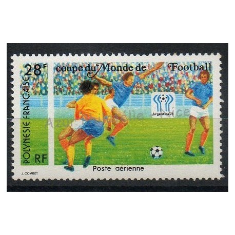 Polynésie - Poste aérienne - 1978 - No PA137 - Coupe du monde de football