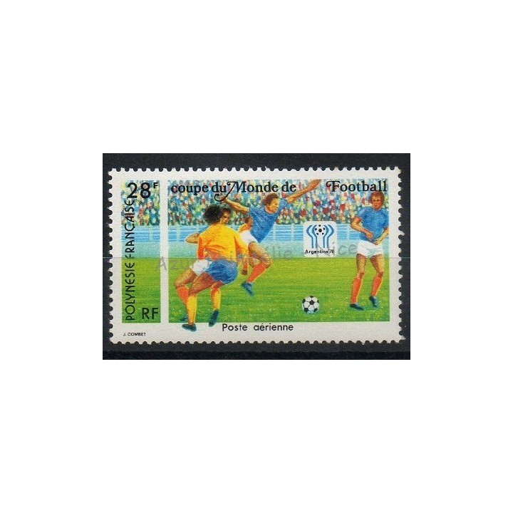 Stamps - Theme soccer world cup - Polynesia - Airmail - 1978- Nb PA 137