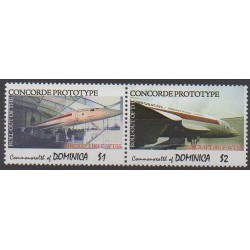 Dominique - 2007 - Nb 3285/3286 - Planes