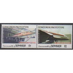 Dominique - 2007 - No 3285/3286 - Aviation