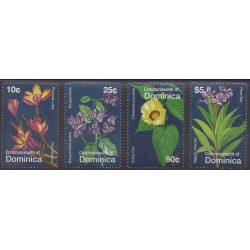 Dominique - 2007 - Nb 3298/3301 - Flowers