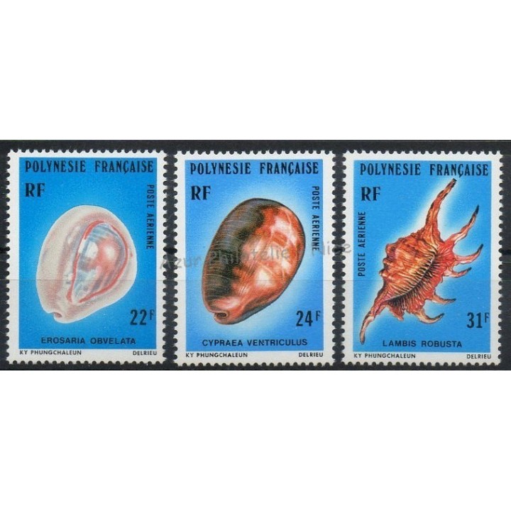 Stamps - Theme shells - Polynesia - Airmail - 1978- Nb PA 132/ PA 134