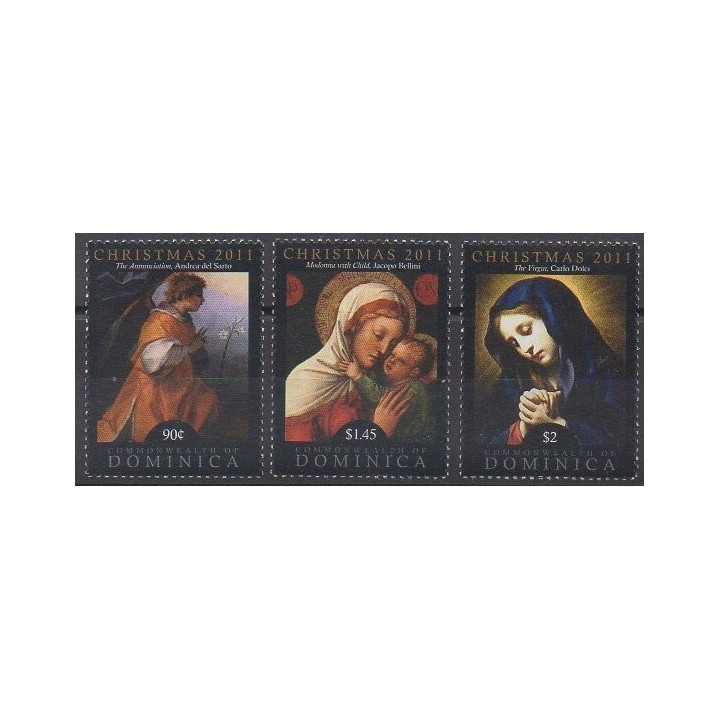 Dominique - 2011 - No 3568/3570 - Noël