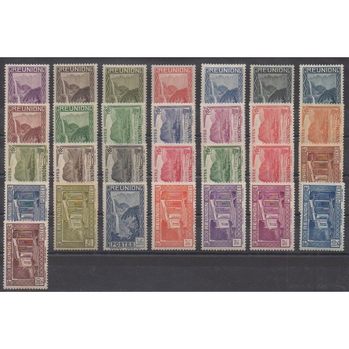 Réunion  - 1933 - No 125/148 - Neufs avec charnière - Neuf avec charnière