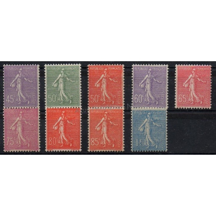 Timbres  - France - Poste - 1924 - No 197/205