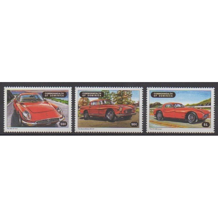 Dominique - 1998 - Nb 2253/2255 - Cars