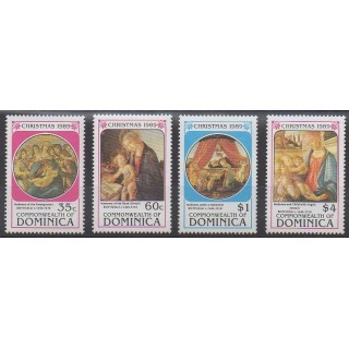 Dominique - 1989 - Nb 1173/1176 - Christmas