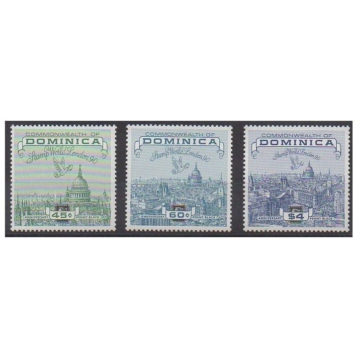 Dominique - 1990 - Nb 1205/1207 - Philately
