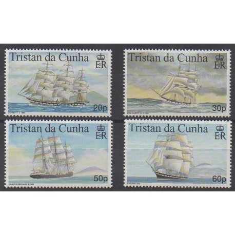 Tristan da Cunha - 1999 - No 619/622 - Navigation