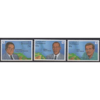 Dominique - 1994 - Nb 1728/1730 - Celebrities