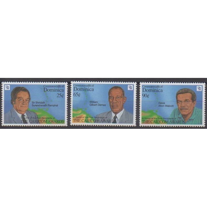 Dominique - 1994 - Nb 1728/1730 - Celebrities