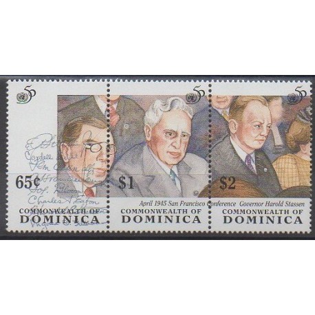 Dominique - 1995 - No 1778/1780 - Nations unies