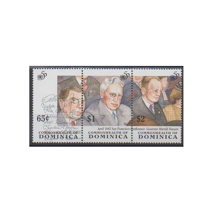 Dominique - 1995 - No 1778/1780 - Nations unies