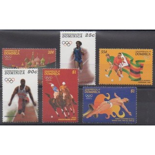 Dominique - 1996 - No 1896/1901 - Jeux Olympiques d'été