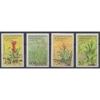 Dominique - 1984 - No 808/811 - Fleurs
