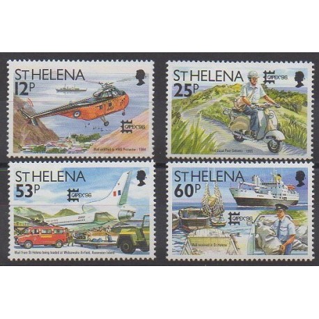 St. Helena - 1996 - Nb 673/676 - Postal Service - Philately