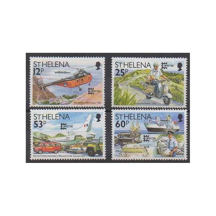 St. Helena - 1996 - Nb 673/676 - Postal Service - Philately