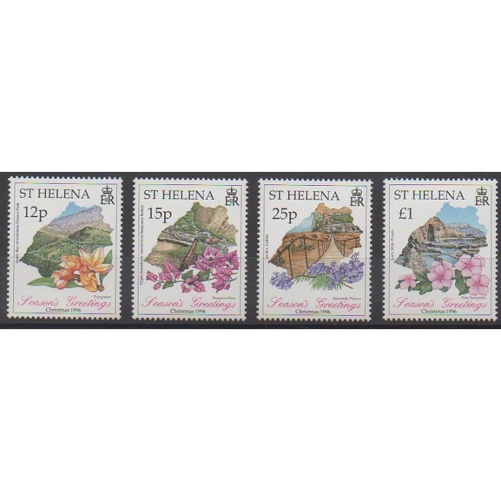 Sainte-Hélène - 1996 - No 681/684 - Fleurs