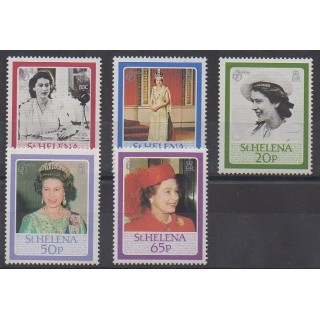 St. Helena - 1986 - Nb 438/442 - Royalty