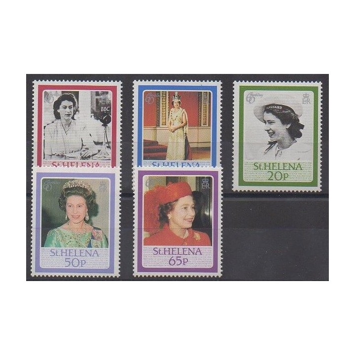 St. Helena - 1986 - Nb 438/442 - Royalty