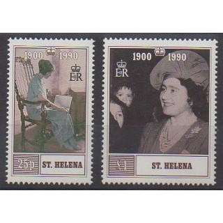 Sainte-Hélène - 1990 - No 525/526 - Royauté - Principauté