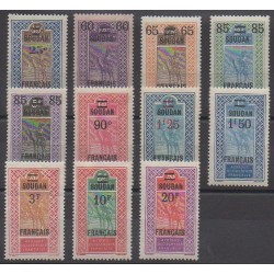 Sudan - 1922 - Nb 42/52 - Mint hinged