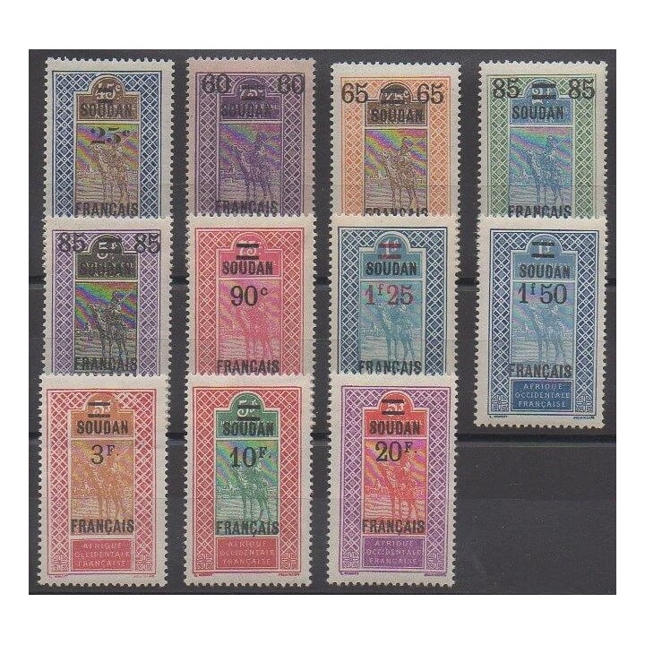 Soudan  - 1922 - No 42/52 - Neufs avec charnière - Neuf avec charnière