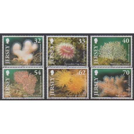 Jersey - 2004 - Nb 1174/1179 - Sea animals