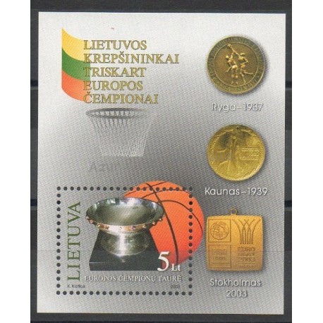 Lituanie - 2003- No BF 30 - Sport - Monnaies, billets ou médailles