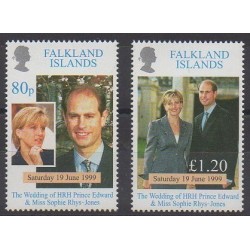 Falkland - 1999 - No 748/749 - Royauté - Principauté