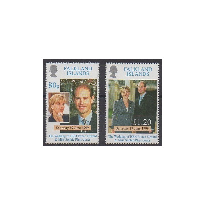 Falkland - 1999 - No 748/749 - Royauté - Principauté