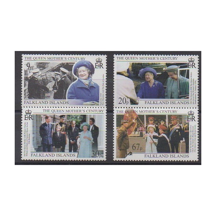 Falkland - 1999 - No 752/755 - Royauté - Principauté