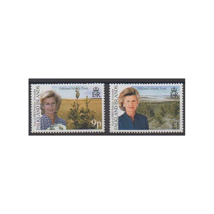 Falkland - 2000 - No 775/776 - Royauté - Principauté