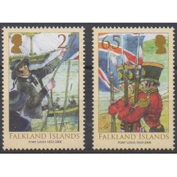 Falkland - 2008 - No 1010/1011 - Histoire militaire