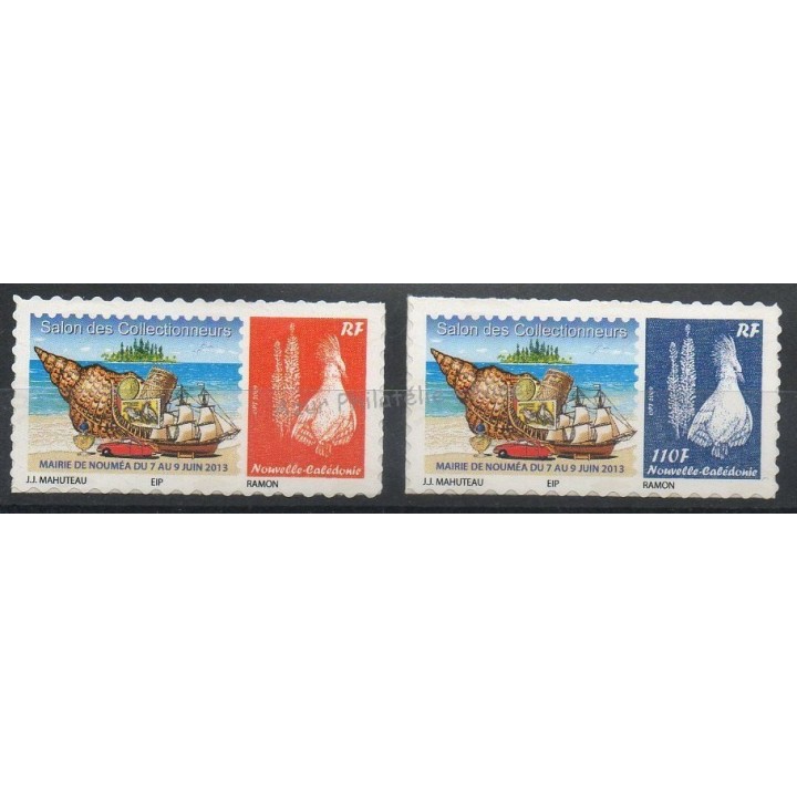 Stamps - Theme exhibition - New Caledonia - Post - 2013- Nb 1174A/1174B