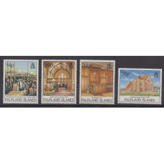 Falkland - 1992 - No 572/575 - Églises