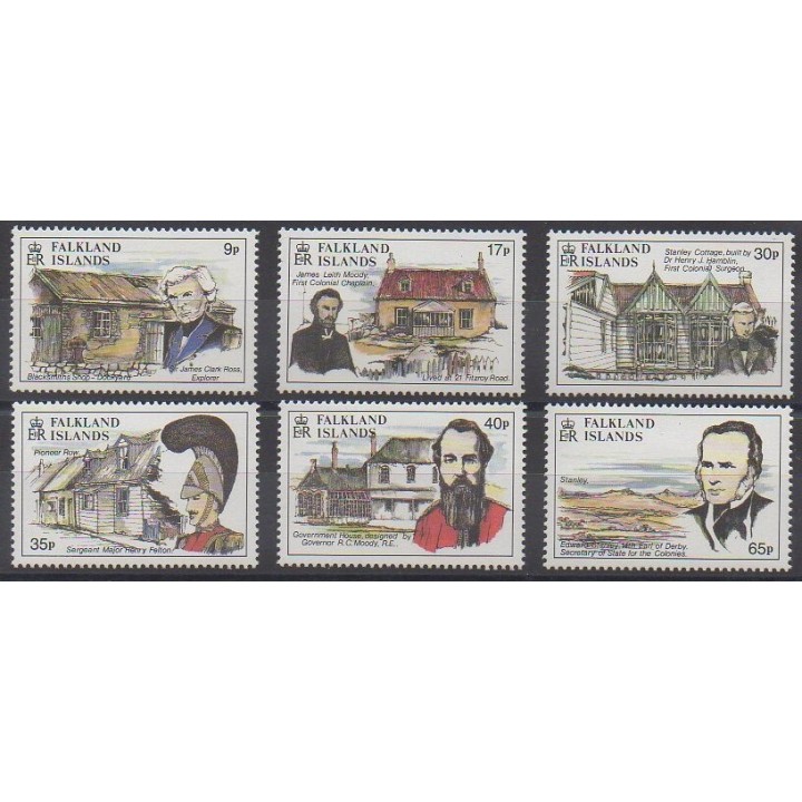 Falkland - 1994 - Nb 630/635 - Celebrities