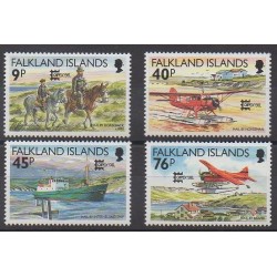 Falkland - 1996 - No 681/684 - Service postal - Philatélie