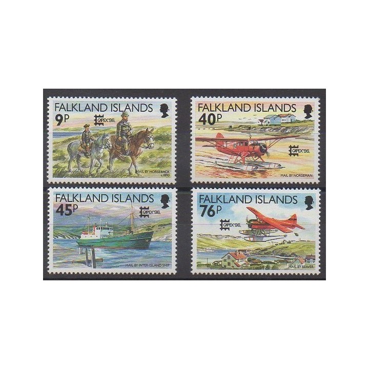 Falkland - 1996 - Nb 681/684 - Postal Service - Philately
