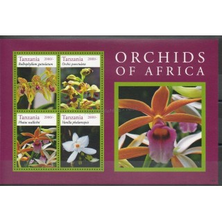 Timbres - Thème orchidées - Tanzanie - 2015- No 3900/3903
