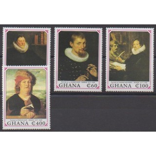 Ghana - 1990 - Nb 1166/1169 - Paintings