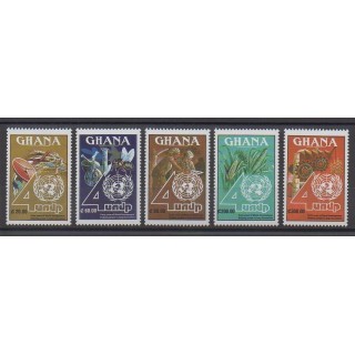 Ghana - 1991 - No 1218/1222 - Nations unies