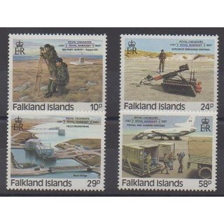 Falkland - 1987 - No 472/475 - Histoire militaire