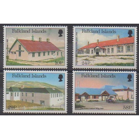 Falkland - 1987 - No 484/487 - Santé ou Croix-Rouge