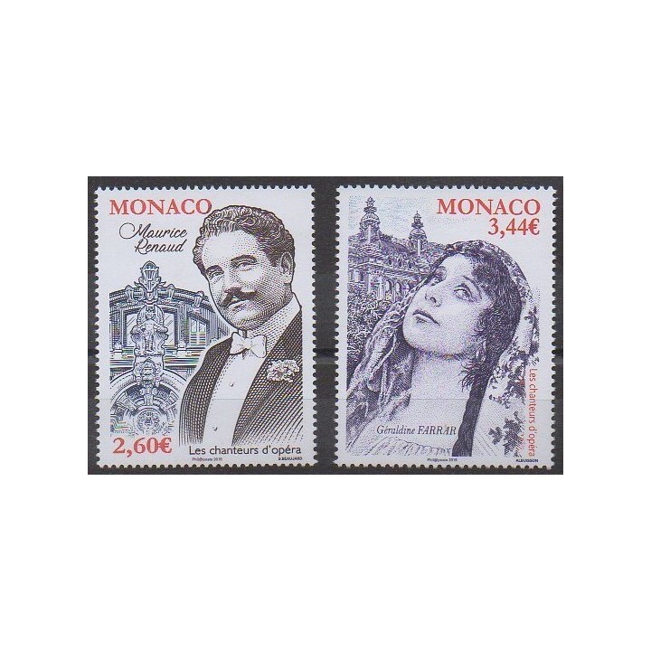Monaco - 2019 - Nb 3176/3177 - Music