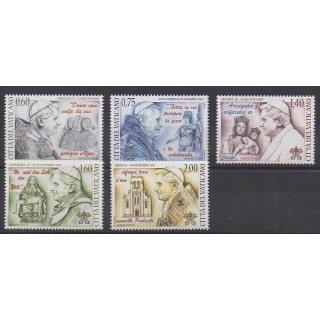 Vatican - 2012 - No 1601/1605 - Papauté
