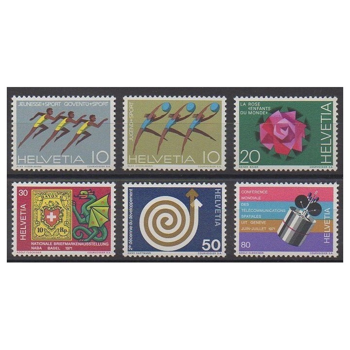 Suisse - 1971 - No 872/877