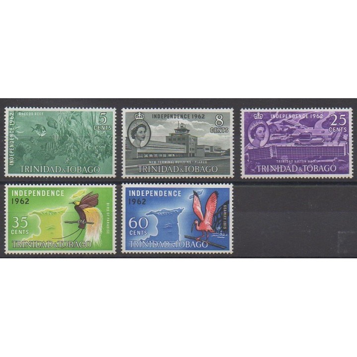 Trinité et Tobago - 1962 - No 192/196 - Histoire