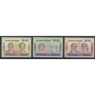 Trinité et Tobago - 1985 - No 526/528 - Célébrités