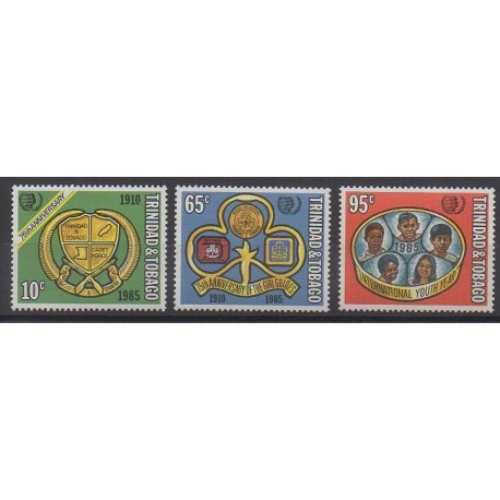 Trinité et Tobago - 1985 - No 529/531 - Scoutisme